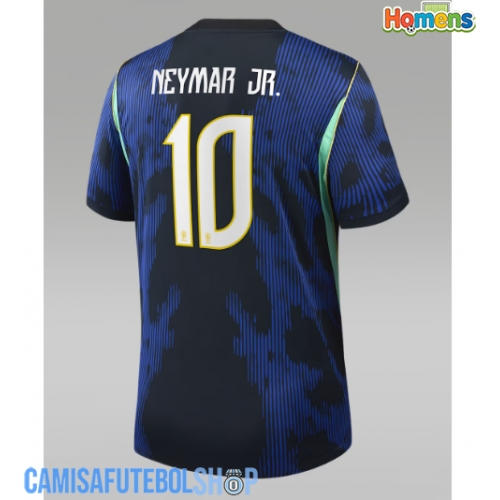 Camisa de time de futebol Brasil Neymar Jr #10 Replicas 2º Equipamento Mundo 2026 Manga Curta